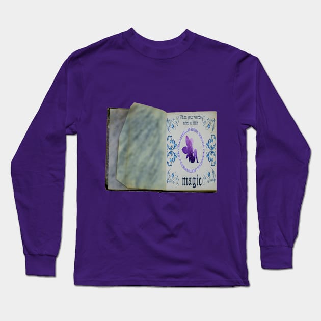 Chanderella's Editing Service Blue Gem Fairy Long Sleeve T-Shirt by chanderella